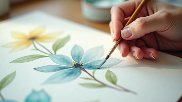 Choisissez des peintures aquarelle contemporaines uniques